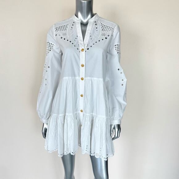 Veronica Beard Dresses & Skirts - Veronica Beard women white cotton layette dress size 4US